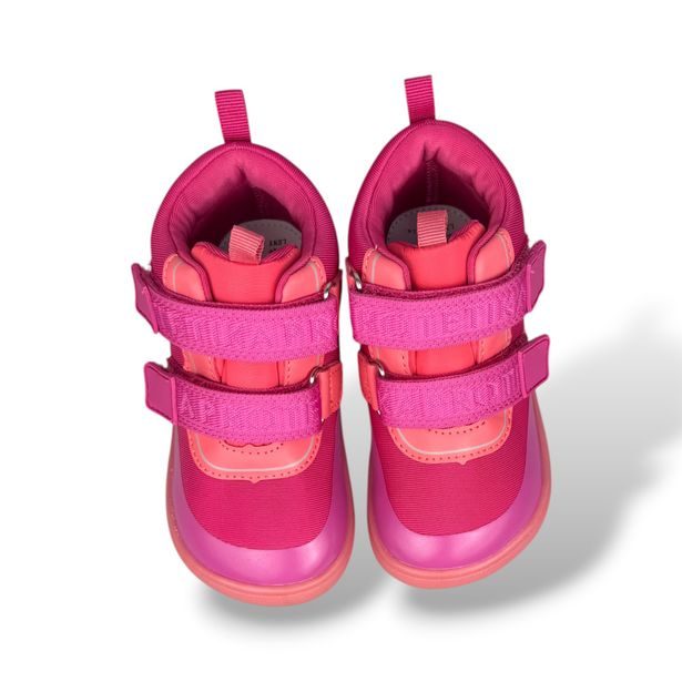 Protetika LENY fuxia – Dětské BAREFOOT celoroční boty s membránou