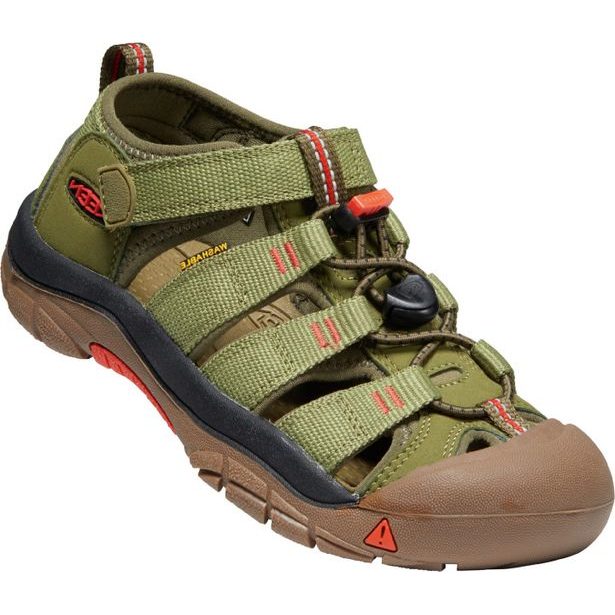 KEEN NEWPORT H2 CHILDREN olive drab/orange