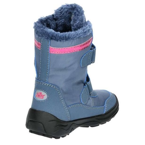 Dětské zimní boty s membránou LICO - Blau/pink