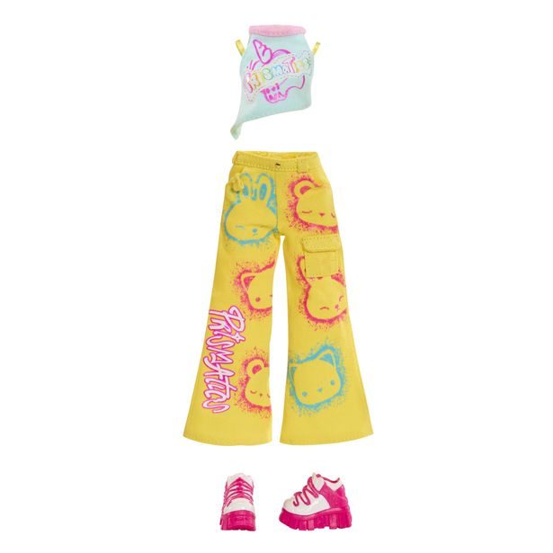 Rainbow High Junior Fashion panenka v rockové kapele - Sunny
