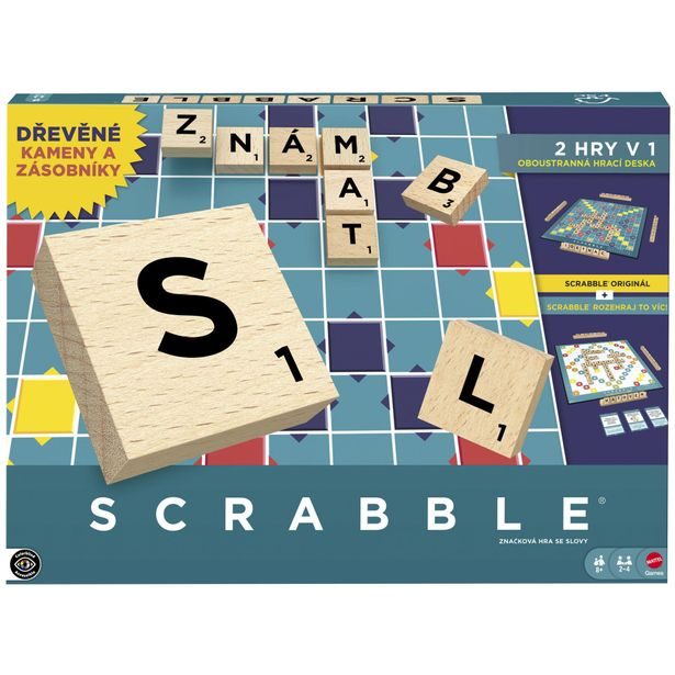 SCRABBLE DŘEVĚNÁ EDICE CZ