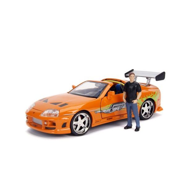 Rychle a zběsile auto 1995 Toyota Supra 1:24 + figurka Brian O’Conner