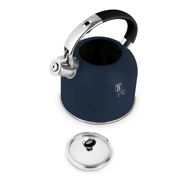 BERLINGERHAUS Konvice pískací se skleněným víkem 3 L Deep Sea Collection BH-8918