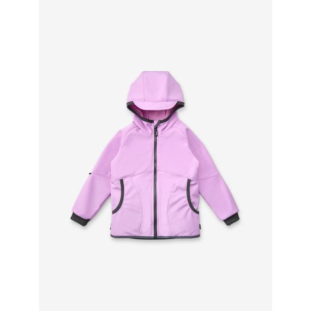 Dětská softshellová bunda s fleecem Street, Lila