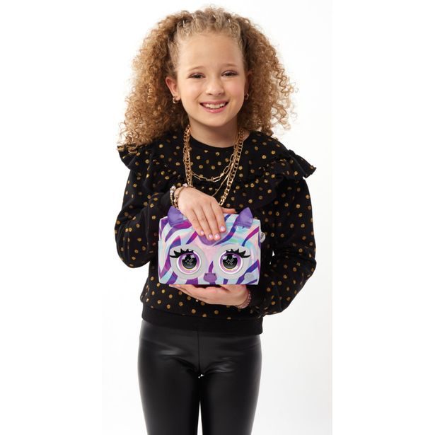 PURSE PETS METALICKÁ INTERAKTIVNÍ KABLEKA ZEBRA