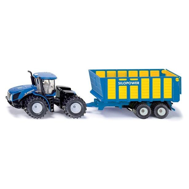 SIKU Farmer - Traktor New Holland s prívesom Joskin, 1:50