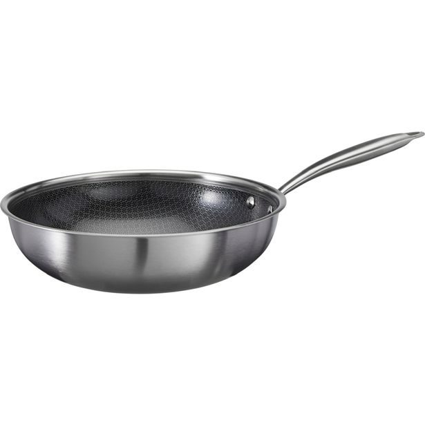 SIAKI HUISHOUD Pánev wok nerez 28cm KO-C85000480