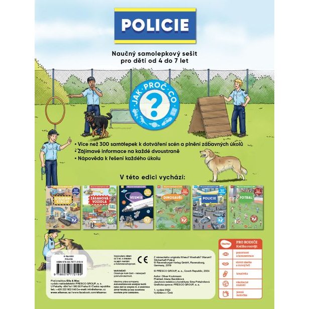 Můj první samolepkový sešit – POLICIE