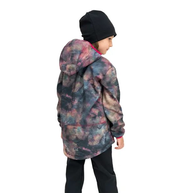 ESITO Dětská softshellová bunda DUO Rainbow - duhová