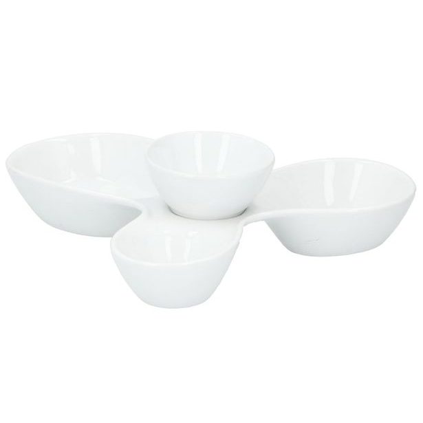 ALPINA Servírovací tác na pochutiny a miska na dip ED-218490