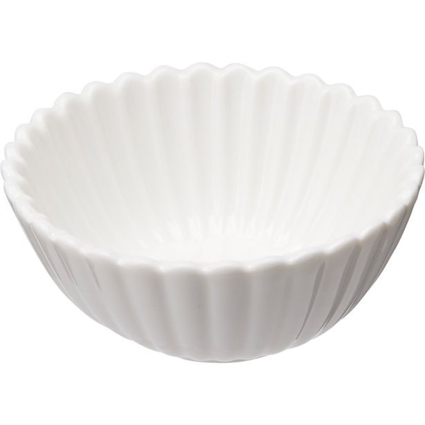 SIAKI Miska na pochutiny porcelán sada 6 ks kruh reliéfní KO-798000250krre
