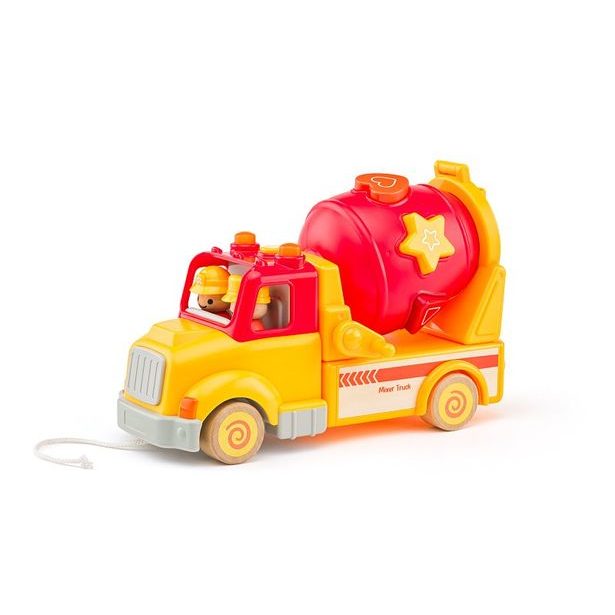 WOODY Auto míchačka se zvuky a světlem