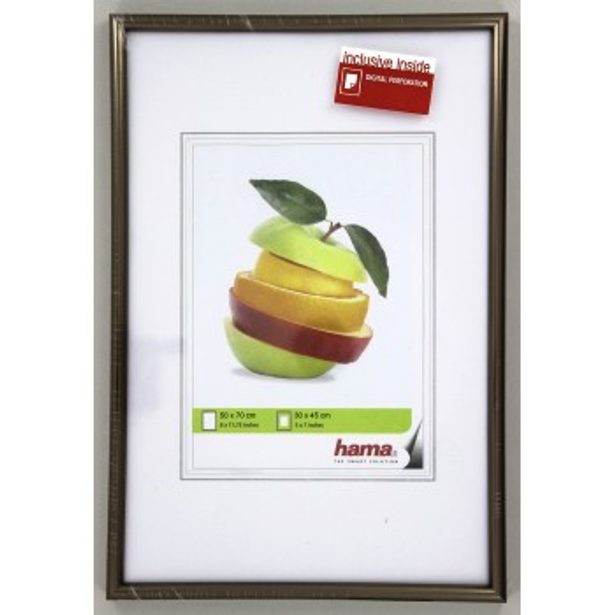 Hama rámeček plastový SEVILLA, šedá matná, 50x70 cm