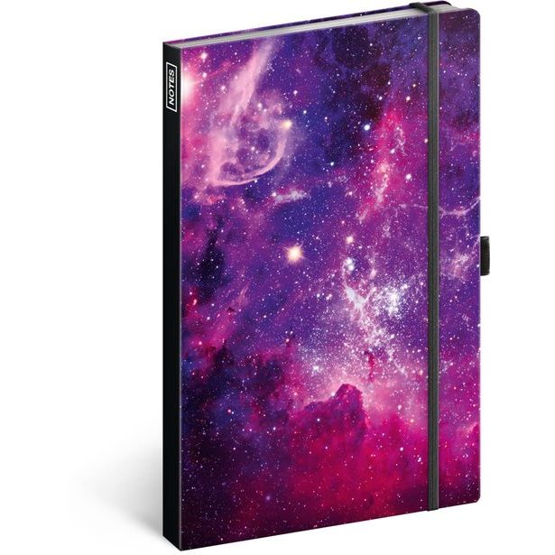 Notes Galaxie, linkovaný, 13 × 21 cm Baagl