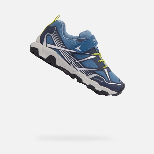 Modré chlapecké tenisky Geox Magnetar B ABX