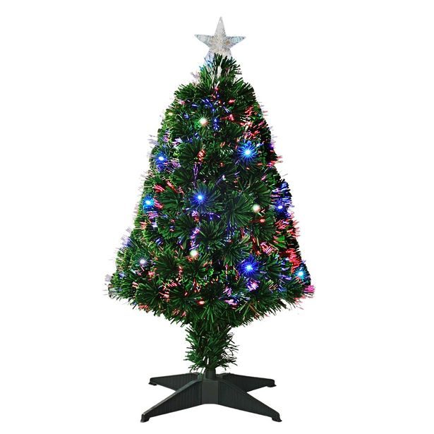 HOMESTYLING Vánoční stromeček s LED osvětlením 60 cm barevný KO-AFB000120