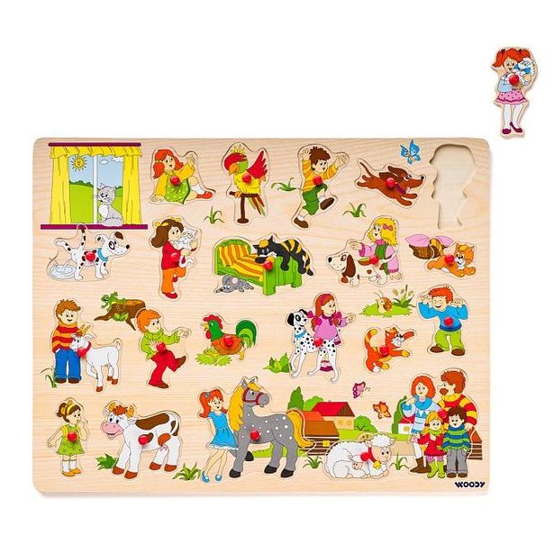 Puzzle velké s úchyty