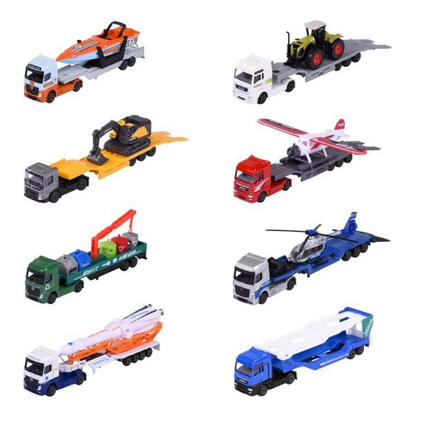 City Nákladní auto kovové, 8 druhů