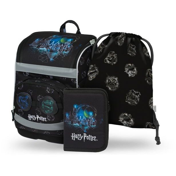 BAAGL SET 3 Zippy plus Bradavice: aktovka, penál, sáček