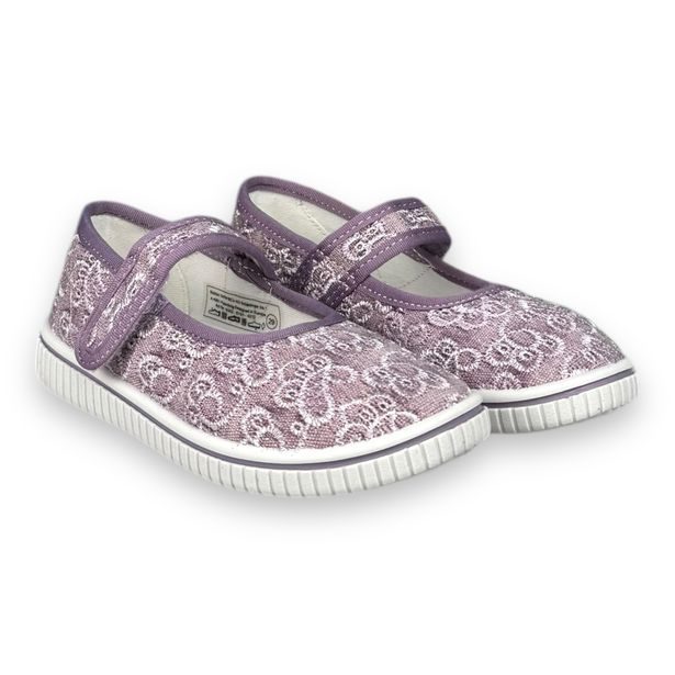 Dívčí BIO bačkory Richter - Fialové