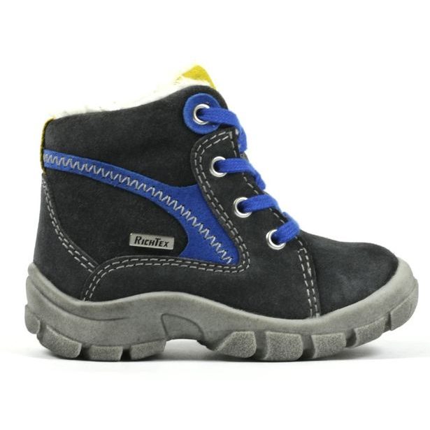 Dětské šněrovací zimní boty s membránou Richter - vulcano/liberty/lemo