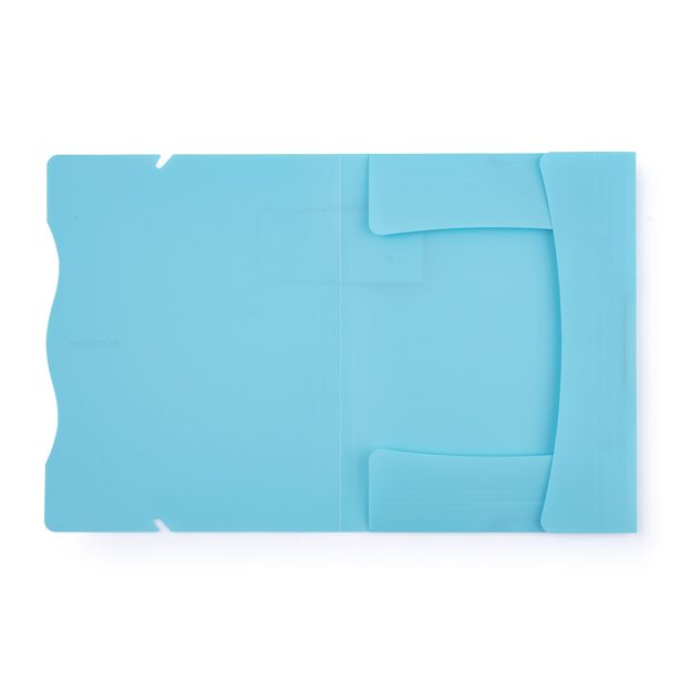 Sloha s gumou A4 PP PASTELINI modrá