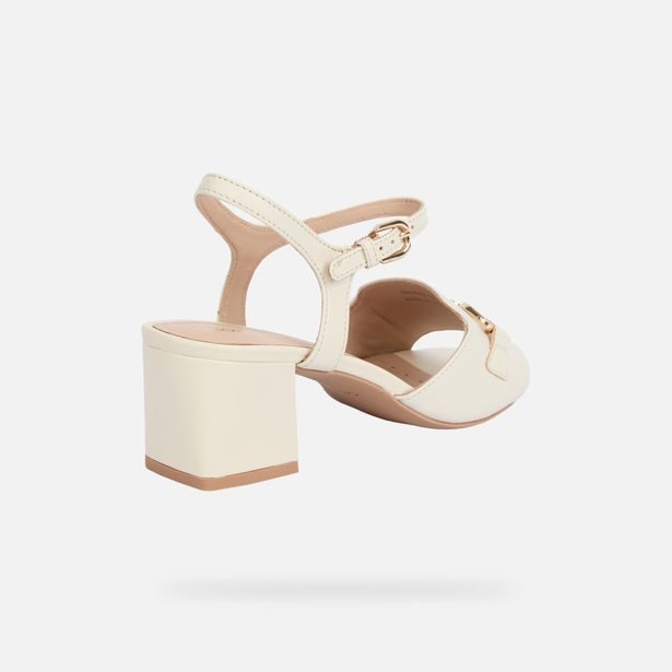 Krémové dámské sandály Geox New Eraklia 50