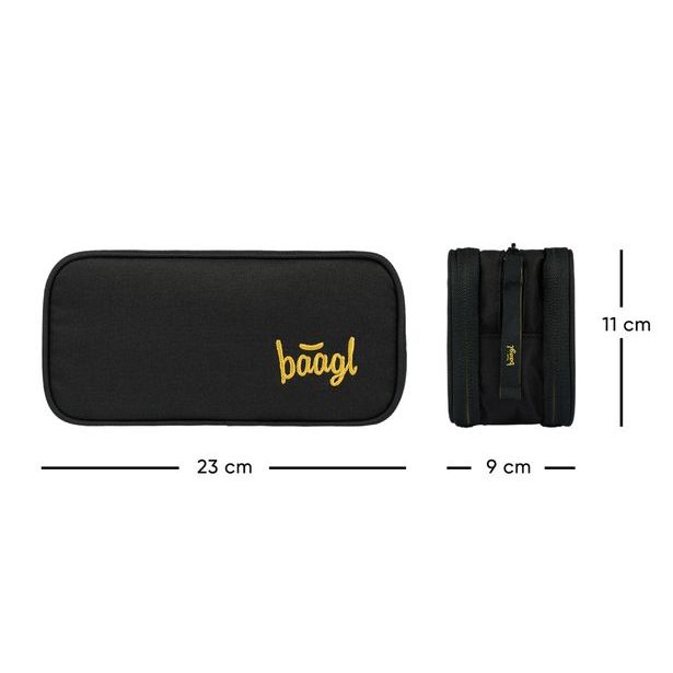 BAAGL Penál etue Eggy Big Black