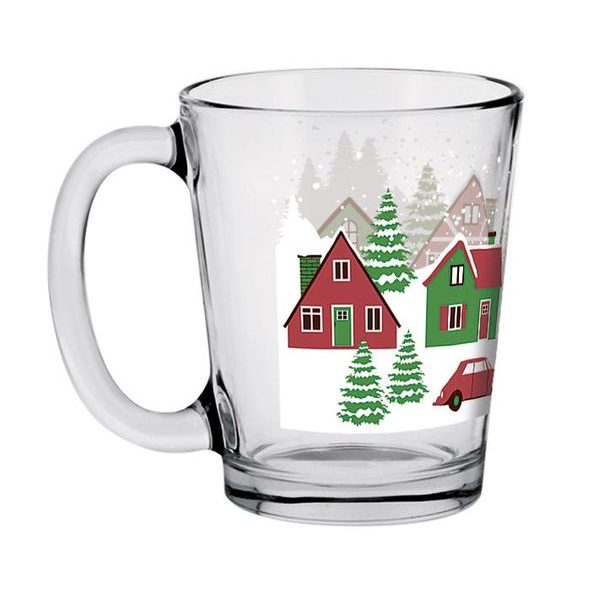 CERVE HRNEK NADIA DEKOR SNOW VILLAGE 310ML_hamashop