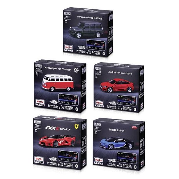 Maisto Maisto RC - 1:41 DIE-CAST METAL se světly, XTR, Bluetooth 5.0, USB, assort