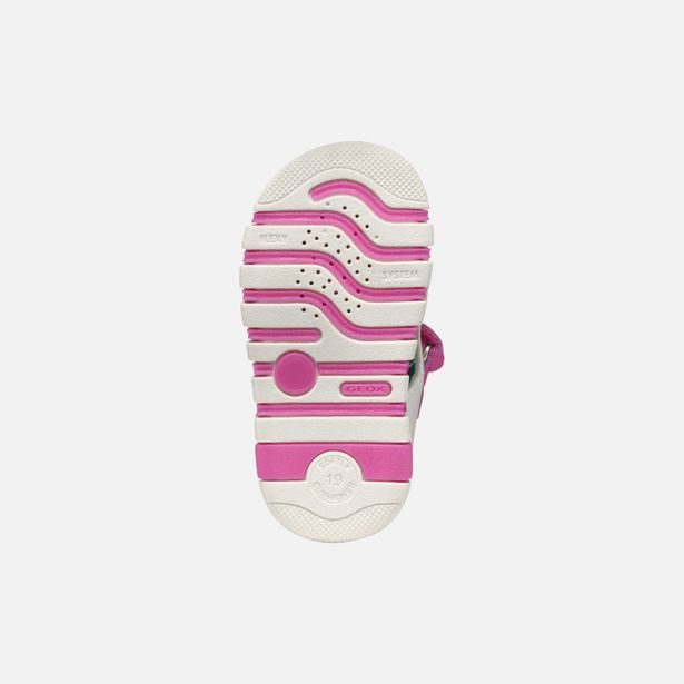Bílé dívčí barefoot sandály Geox Sandal Iupidoo