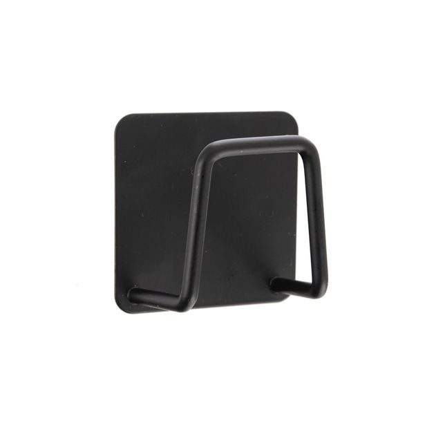 Háček-držák samolepicí BLACK 2 ks