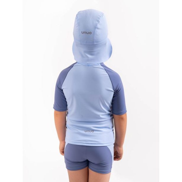 Unuo, Dětská kšiltovka s plachetkou a UV ochranou 50+, Sv. Modrá