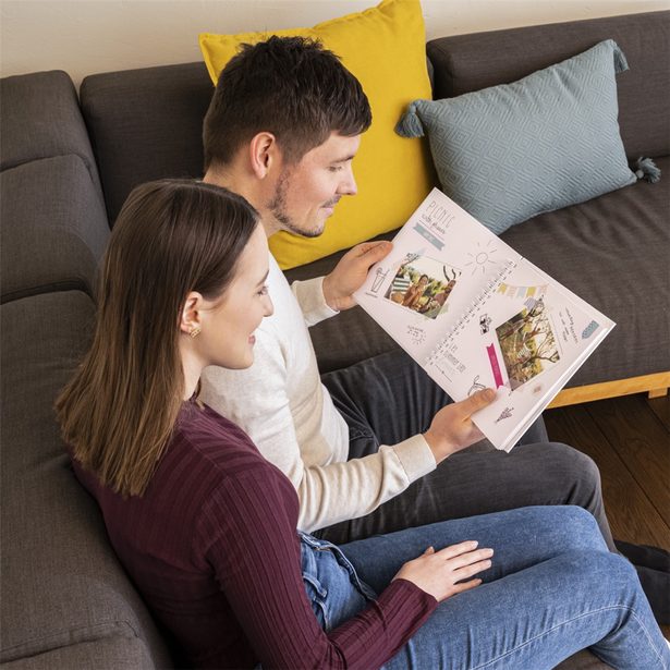 Hama kreativní set – spirálové album + 3 archy nálepek (deník DIY)