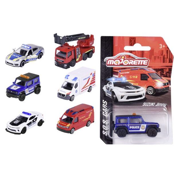 Auto SOS kovové, 6 druhů