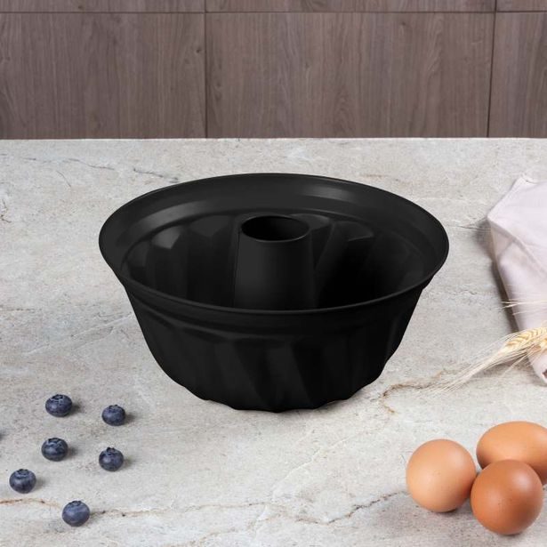 BERLINGERHAUS Forma na bábovku s titanovým povrchem 25 cm Matte Black Collection BH-8629