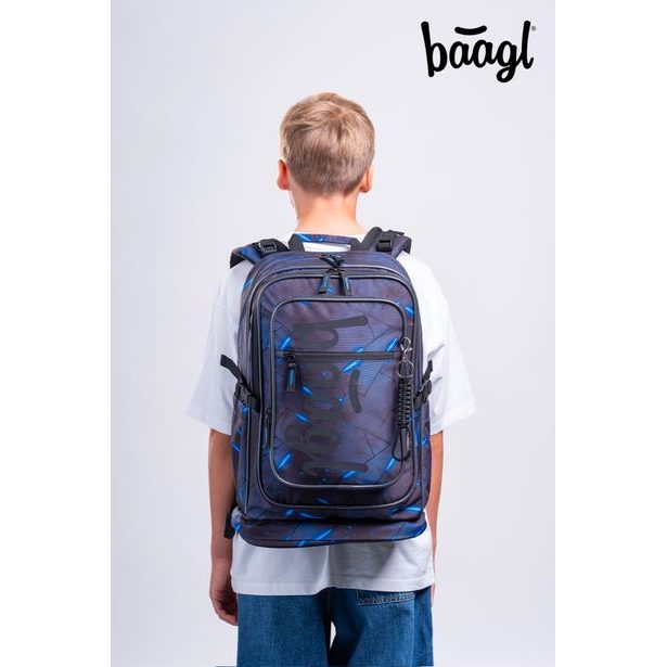 BAAGL Školní batoh Cubic Flash GRS