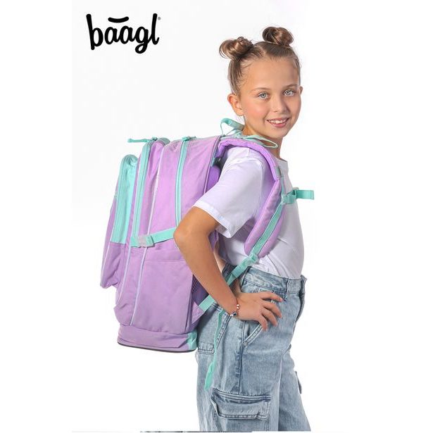 BAAGL SET 3 Cubic Sweet: batoh, penál, sáček