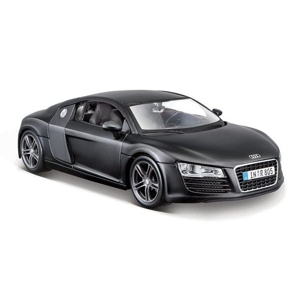 Maisto Maisto - Audi R8, matně černá, 1:24