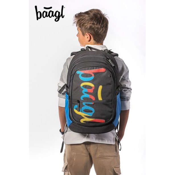 BAAGL Školní batoh Core Logo Mix
