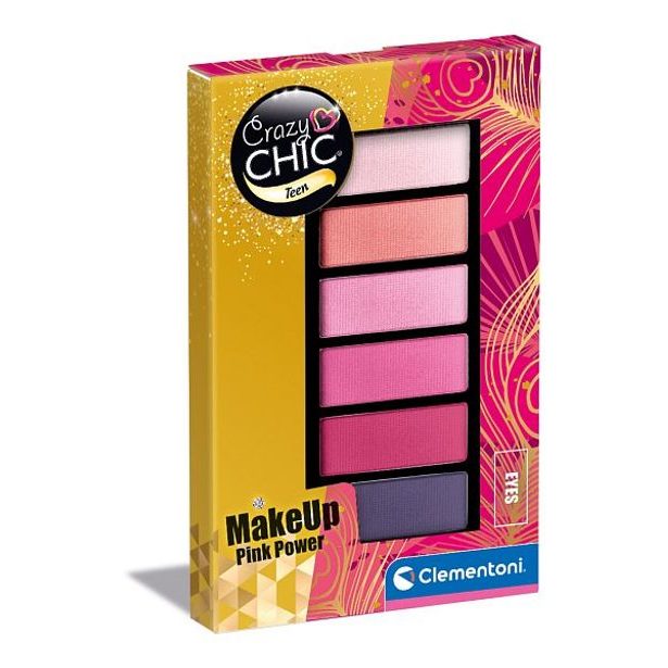 CLEMENTONI Crazy CHIC TEEN - Oční stíny PINK POWER