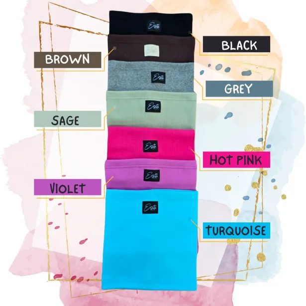 ESITO Žebrovaná čepice rolled up Color Black - černá / 34