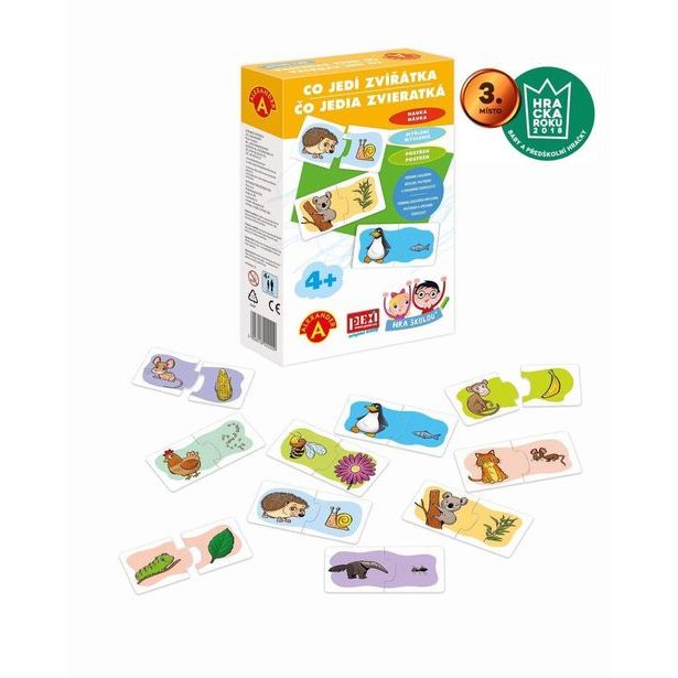 Hra školou® - CO JEDÍ ZVÍŘÁTKA
