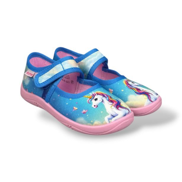 Dívčí BIO bačkory Richter - Unicorn