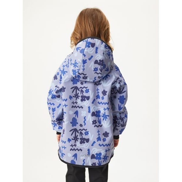 Unuo Dětská softshellová bunda s fleecem Basic, Květy