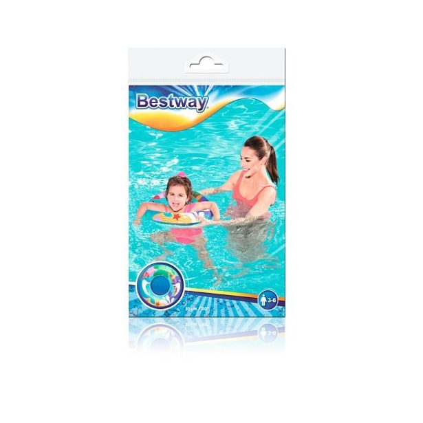 Bestway Nafukovací kruh - tučňáci, delfíni, mořské panny, průměr 51cm