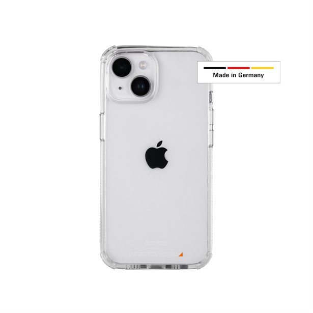 Hama Extreme Protect, kryt pro Apple iPhone 13, materiál D3O®, nežloutne, průhledný