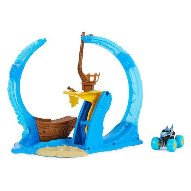 SpinMaster MONSTER JAM - Hrací set MEGALODON ZOOP OF DOOM, 1:64