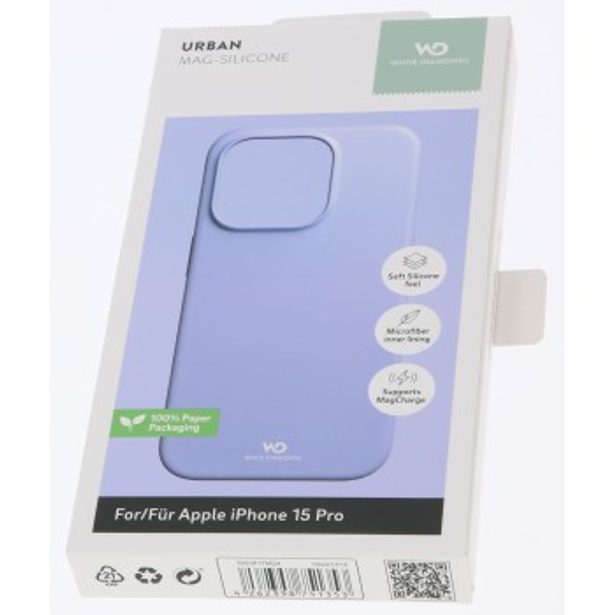 White Diamonds Mag Urban Case, kryt pro Apple iPhone 15 Pro, magnetický, fialový