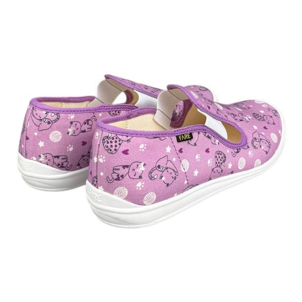 Dívčí papuče na gumičku Fare - Kočička